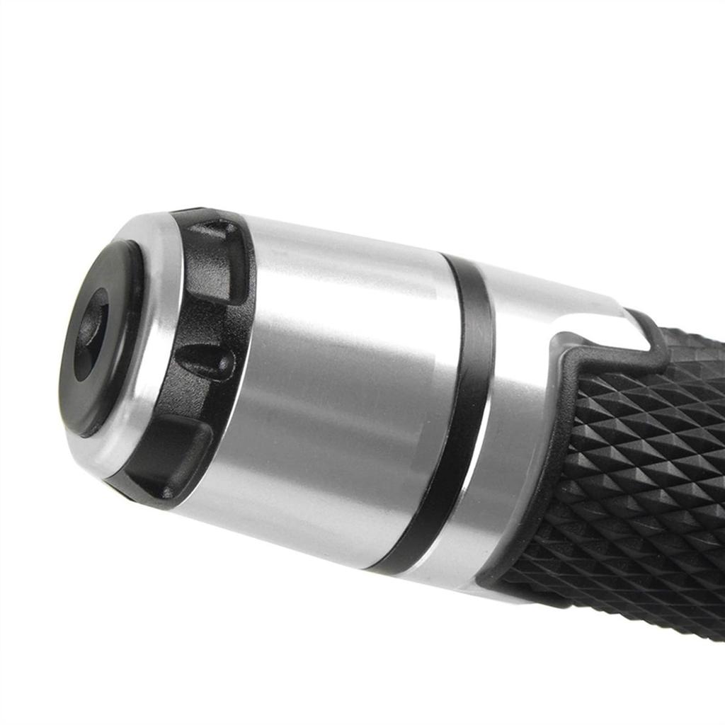Motorcycle Handle Grip: Yamaha XJR1200 XJR1300 XJR 1200 1300 Motorcycle CNC Handle Grip End Handlebar Grip (Color: Silver)