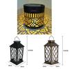 Vintage Outdoor Solar Lanterns With Led Light For Garden Lawn Decor