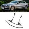 2Pcs Carbon Fiber Console Control Panel Strips Fit for Mercedes Benz C-Class W205 GLC C180 C200L