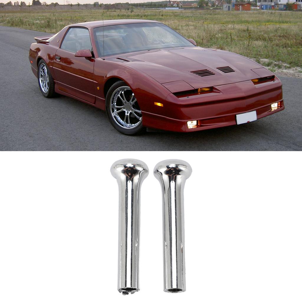 2PCS Pomos Cromados para Cerradura de Puerta de Coche IN6728Z Antiarañazos Personalizados Auto Pomo Interior de Cerradura de Puerta Pasador de Tirar