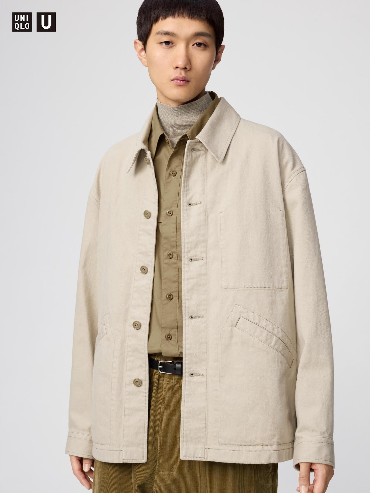 

Uniqlo Японская джинсовая куртка с большим воротником 30 NATURAL/XS