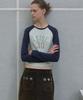 KIJUN Leise Raglan Long Sleeve Tee_Navy