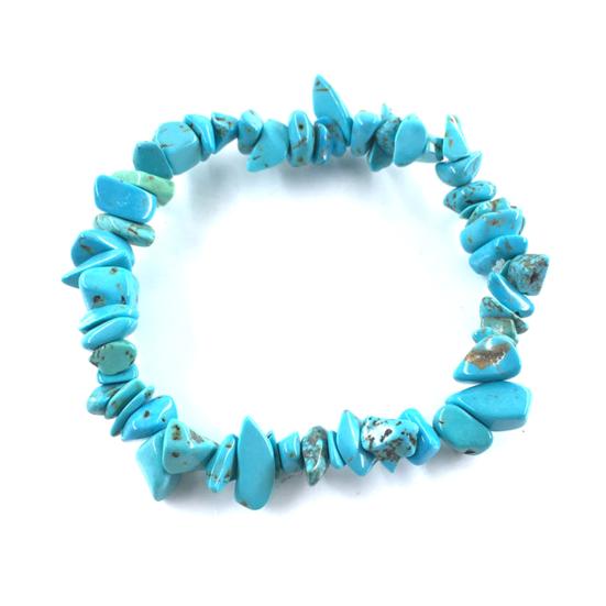 Irregular Shape Stone Bracelet All-match Natural Elastic Rope Women Bracelet Hand Decor