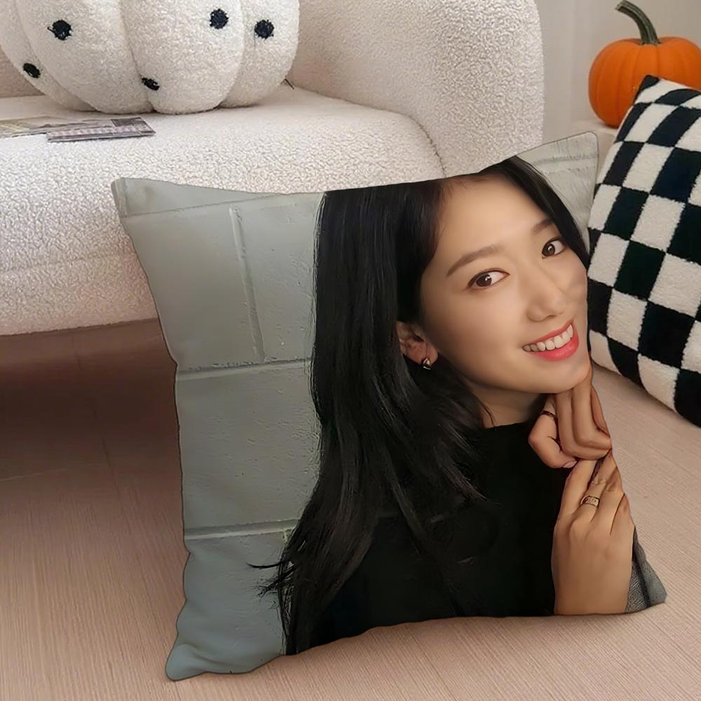 actor fresh PPark Shin Hye Cushion Cover Throw Pillow Cover Hidden Button Durable Polyester Chair Cushion