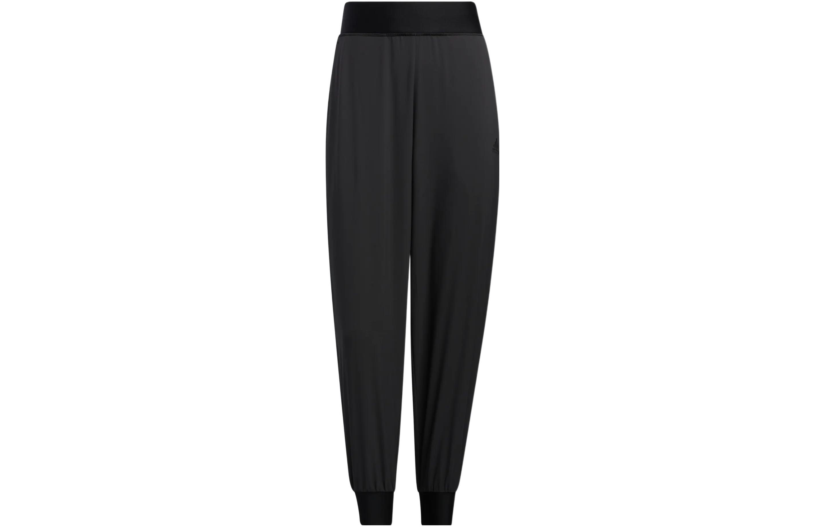 

Adidas Knitted Sweatpants Women s Black Moderate Cuffed Pants HR8401 XL