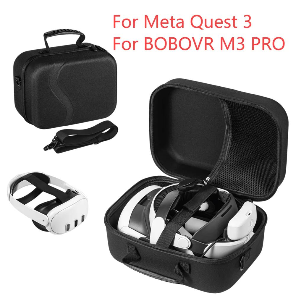 Přenosná brašna pro Meta Quest 3 Travel Case VR Úložná taška s větší kapacitou Pro BOBOVR M3 PRO EVA Bag VR Příslušenství