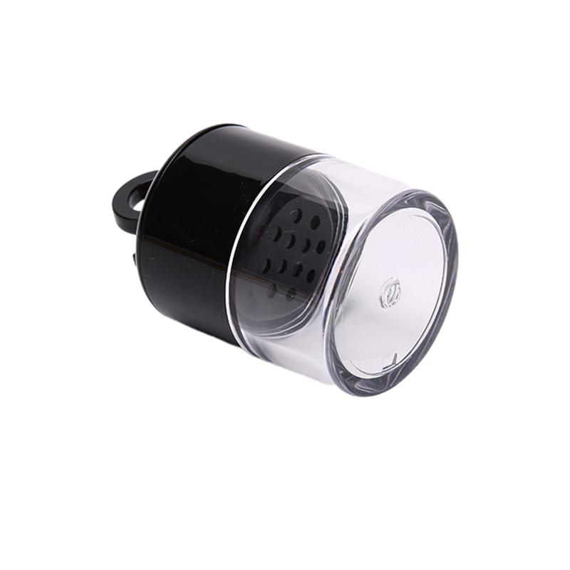 10G Portable Plastic Empty Loose Powder Box Makeup Jar Container With Puff