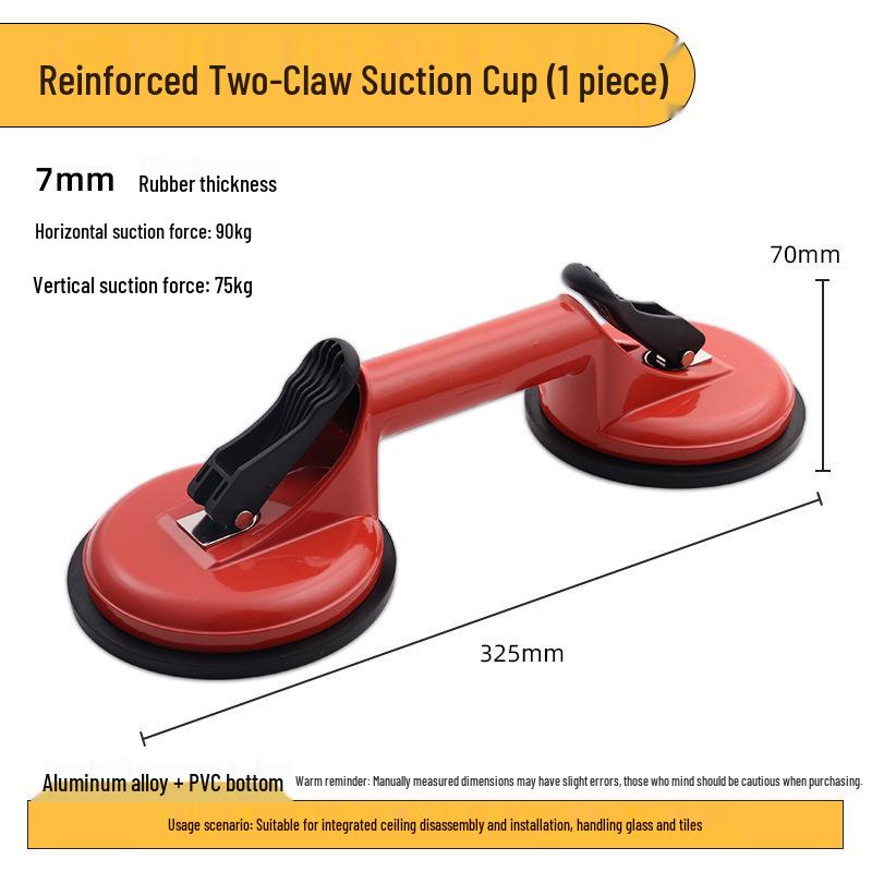 Heavy-Duty Aluminum Suction Cup for Tiles and Glass