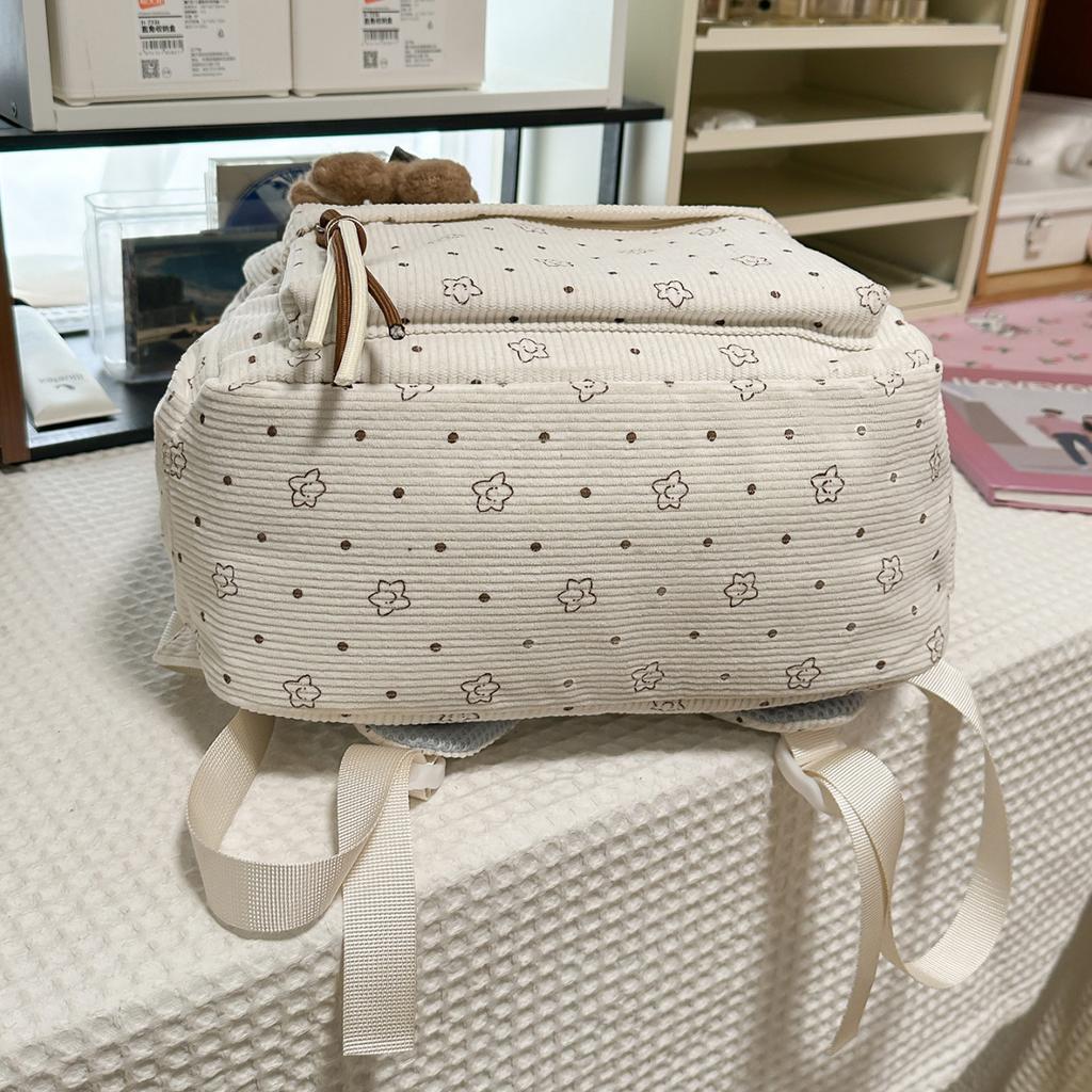 Schoolbag1011 New Mori Small Fresh Backpack Korean Junior High School Student School Bag Polka Dot Girl Cute Backpack