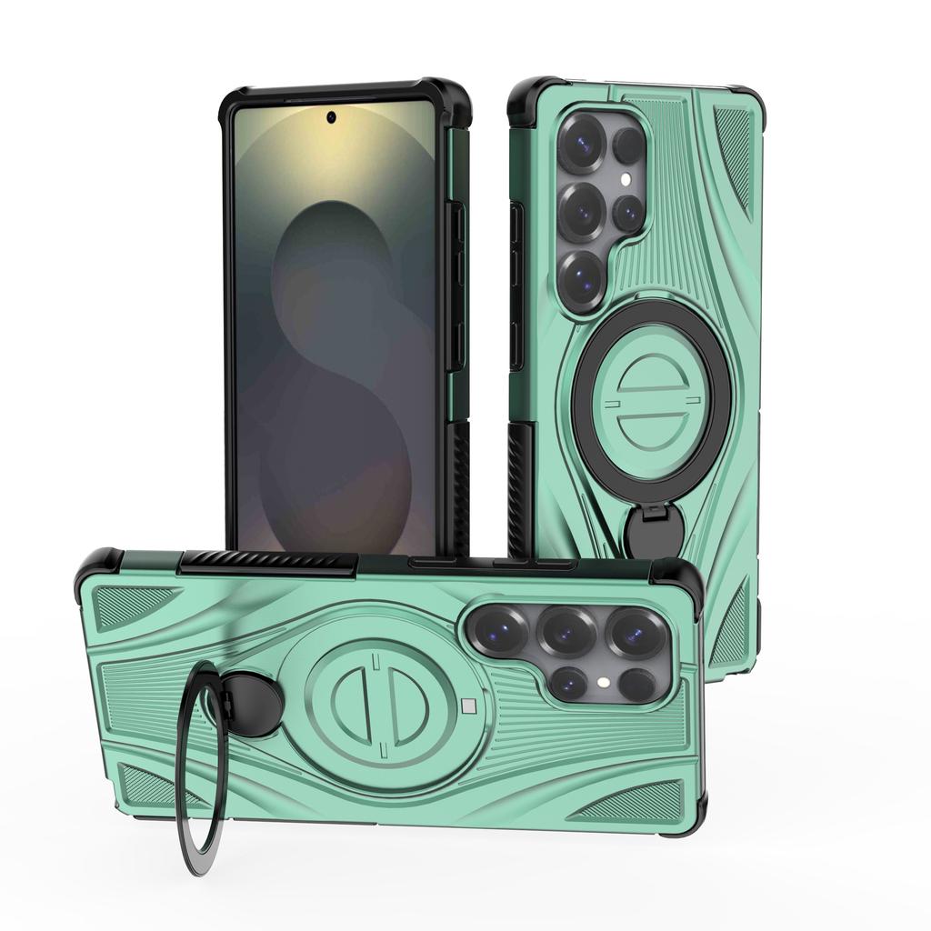 Applicable to Samsung S25Ultra Star Ring Magnetic Mobile Phone Case S25Plus Bracket Anti-drop S25 Protective Case