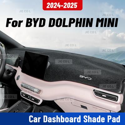 For BYD DOLPHIN MINI 2024 2025 Car Dashmat Anti-UV Dashboard Cover Dash Mat Sunshade Carpet Protective Accessories