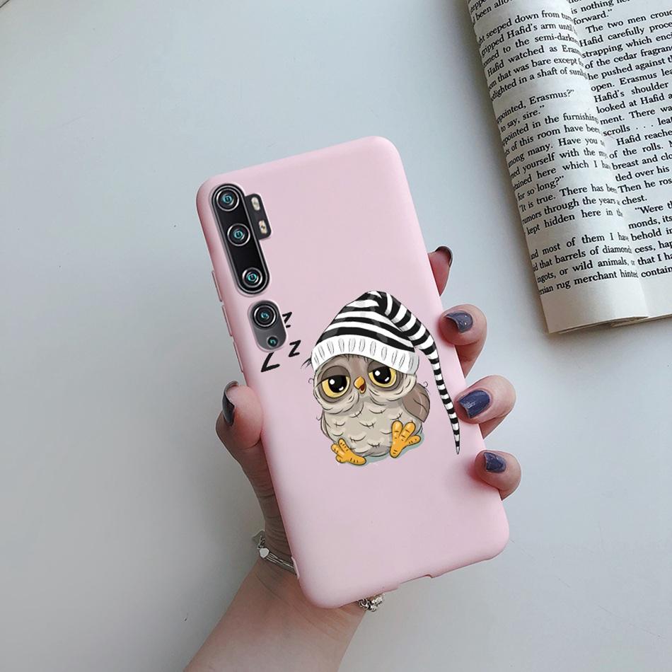 Love Heart Sunflower Case for Xiaomi Mi Note 10 Pro Case Bumper Silicone Back Cover for Xiomi Xiaomi Mi Note 10 Note10 Pro Case