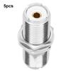5pcs SO239 UHF Female To Female Plug Jack RF Adapter Connector for 2 PL259 Plugs