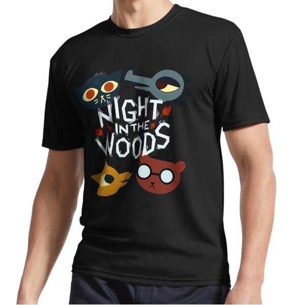 

New Night in the Woods all characters Active Logo T-Shirt Funny Size S to 5XL L