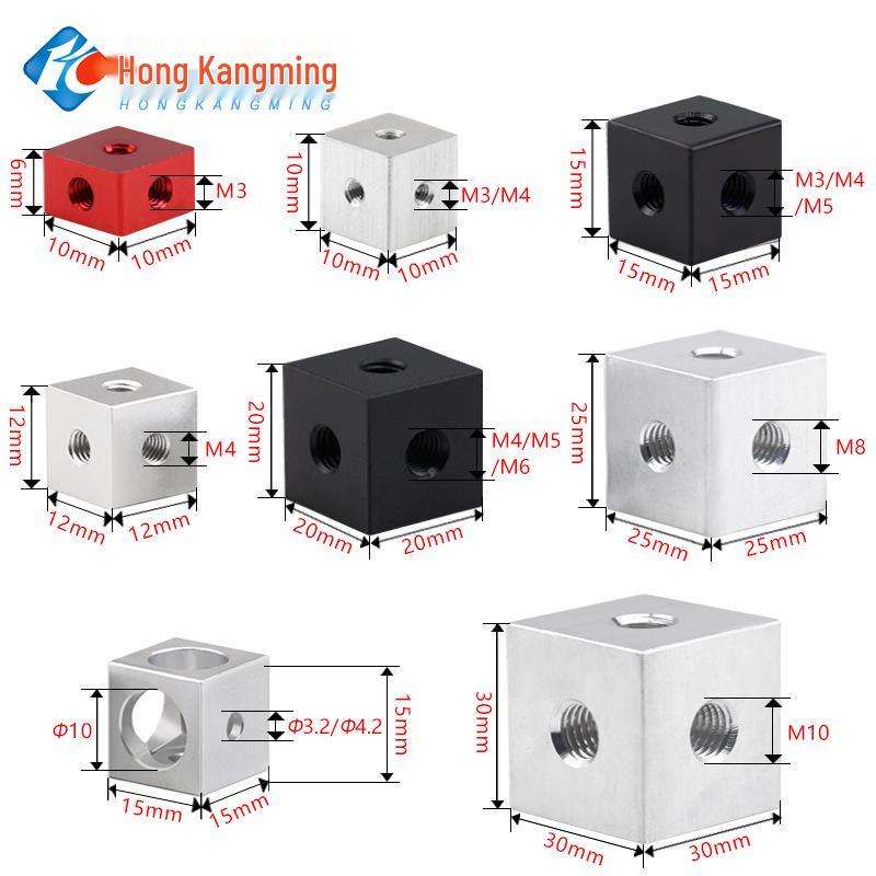 Aluminum Alloy Hex Nut Acrylic Connector Cap