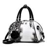 Damen Shell Kleine Quadratische Tasche Mode Neue Krokodilmuster Handtasche Luxusmarke Designer Schultertasche Pendler Umhängetasche