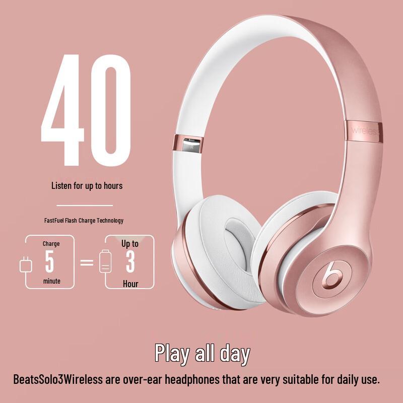 Beats Solo3 Wireless On-Ear Bluetooth Headphones