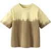 Minibala Kids Pure Cotton Tie-Dye Gradient Short Sleeve T-Shirt