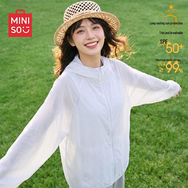 MINISO Women s UPF50+ Lightweight Sun Protection Jacket S