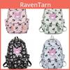 Stylish Nylon Backpack For Girls Large Capacity Cute Cartoon School Bag For Students