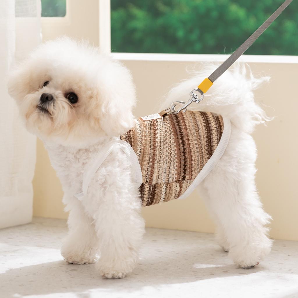 Spring and Summer Mesh and Breathable Outdoor Pet Clothes for Small Dogs, Pet Cats Clothes