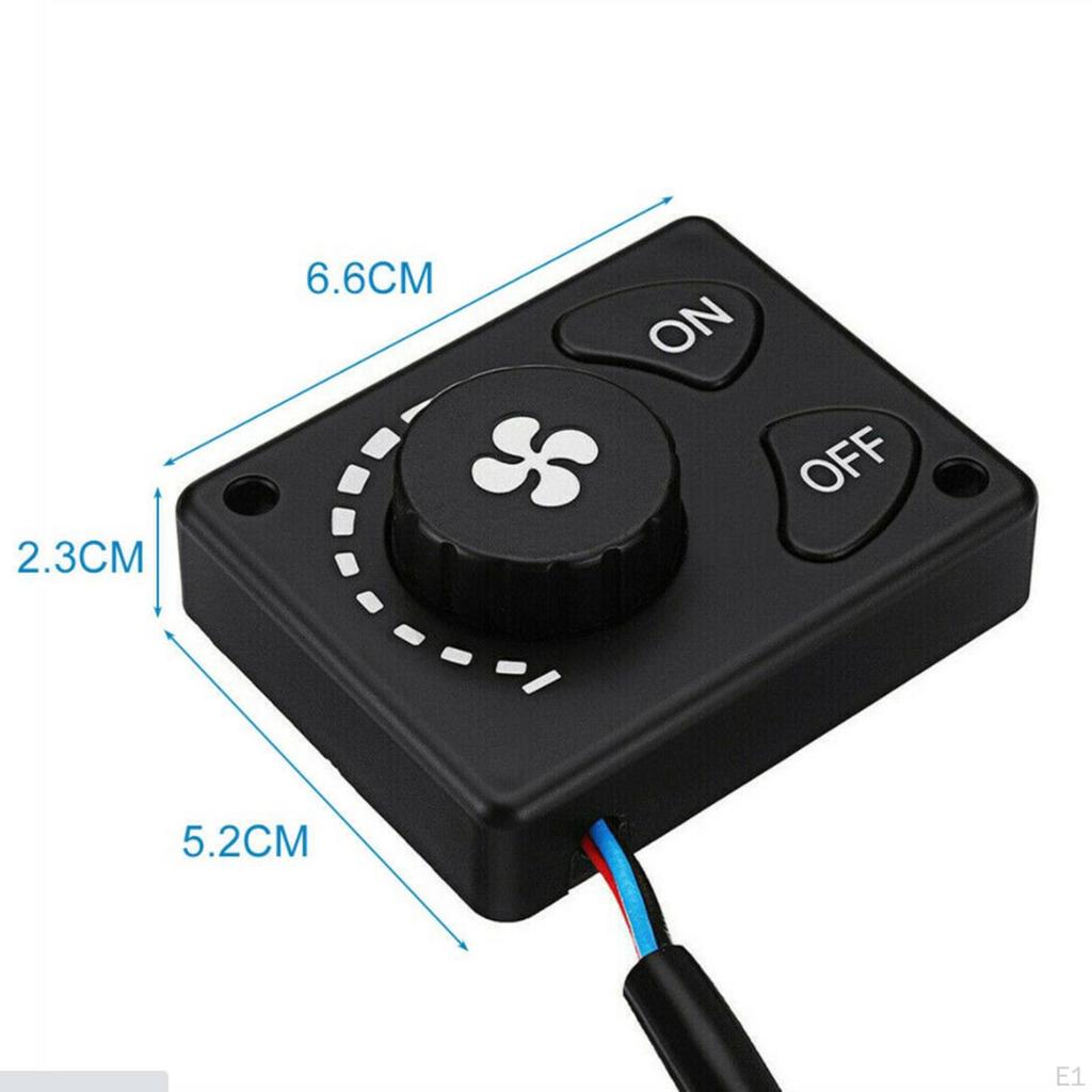 Air 12/24 Heater Control LCD Knob Controller Switch Vehicles