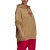 adidas Originals Sweatshirts Women's Khaki Hooded Moderate Regular H09307