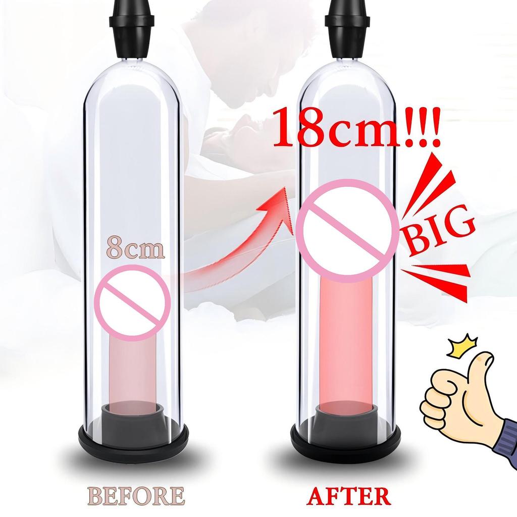 Men's Vacuum Pressure Penis Enlargement & Erection Training Device