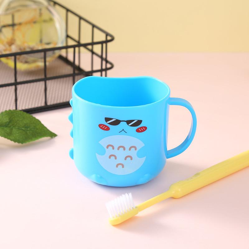 2026 New Cartoon Duck Plastic Children's Toothbrush Cup Creative Round Shape Wash Cup for Kids Drinking Water KTY