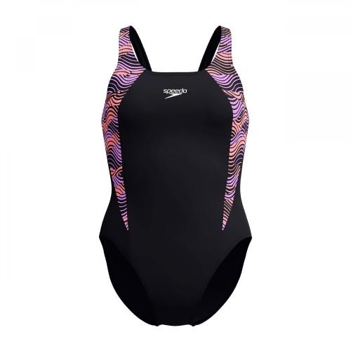 Speedo Womens/Ladies Hyperboom Splice Muscleback One Piece Swimsuit