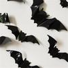 Halloween Wall Sticker Eye-catching Mystery Bat Sticker Trend Creative Holiday Decorations Scene Layout Stickers Festive Unique