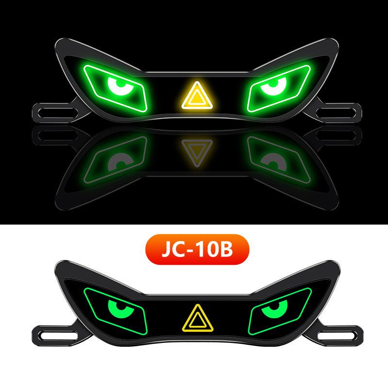 Devil's Eye Universal Motorcycle License Plate Light – Anti-Tailgating Dynamic Expression
