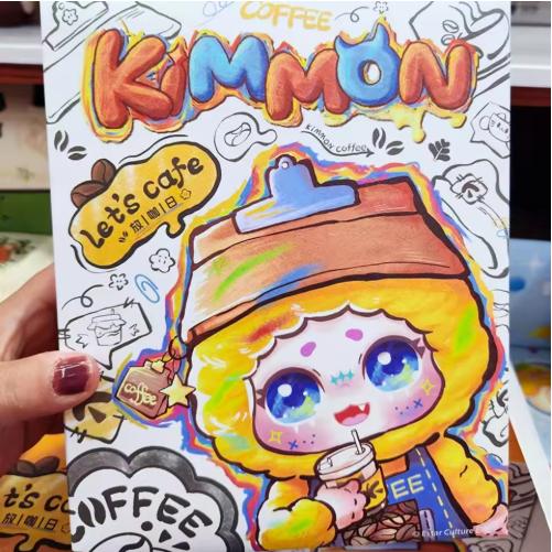 

Новый Kimmon Les S Cafe-Coffee Day Series Слепой бокс Каваий Орнамент Плюшевая кукла Подвеска на сумку Мистери боксы Рождественские детские подарки