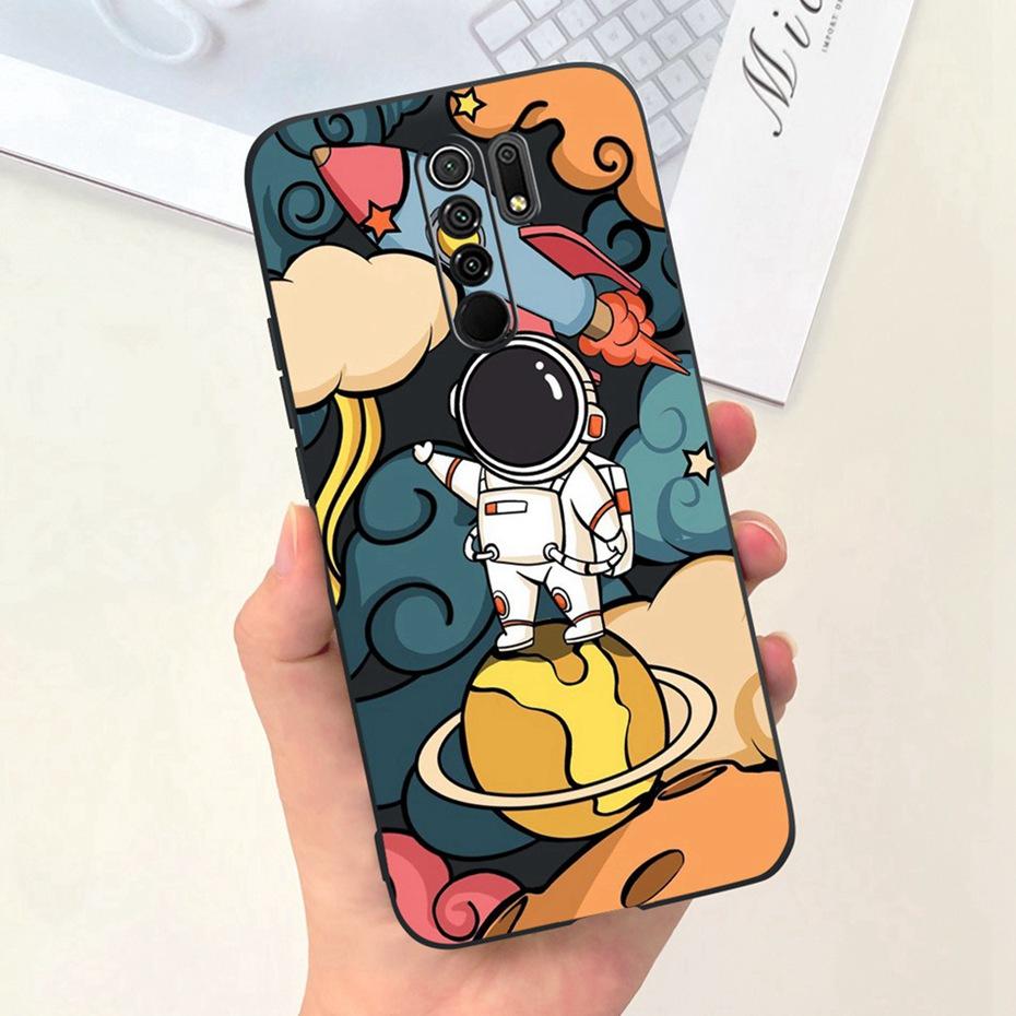 For Xiaomi Redmi 9 Cute Animal Cartoon Phone Case For Redmi 9 Prime Redmi9 China Version Candy Color Soft Silicon TPU Back Cover
