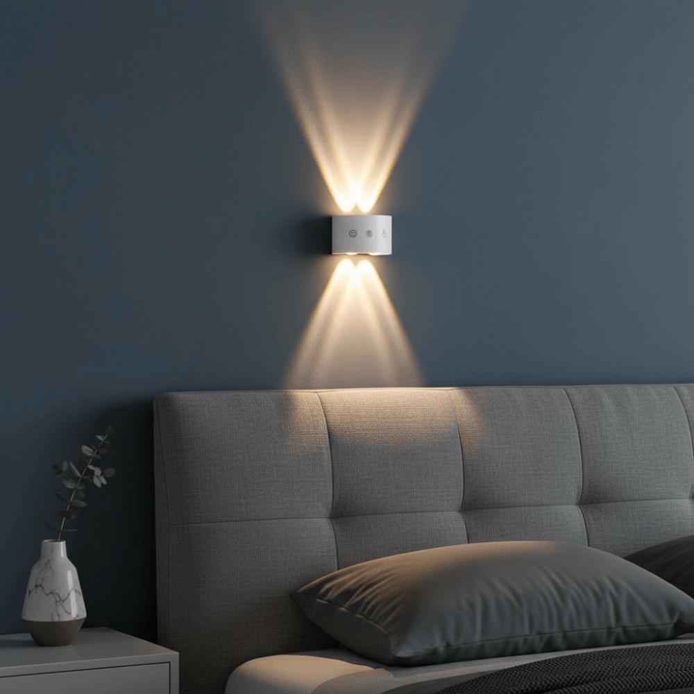 Waterproof PIR Motion Sensor Wall Lamp 3 Color Light Sconce Light LED Wall Light  Bedside Lighting