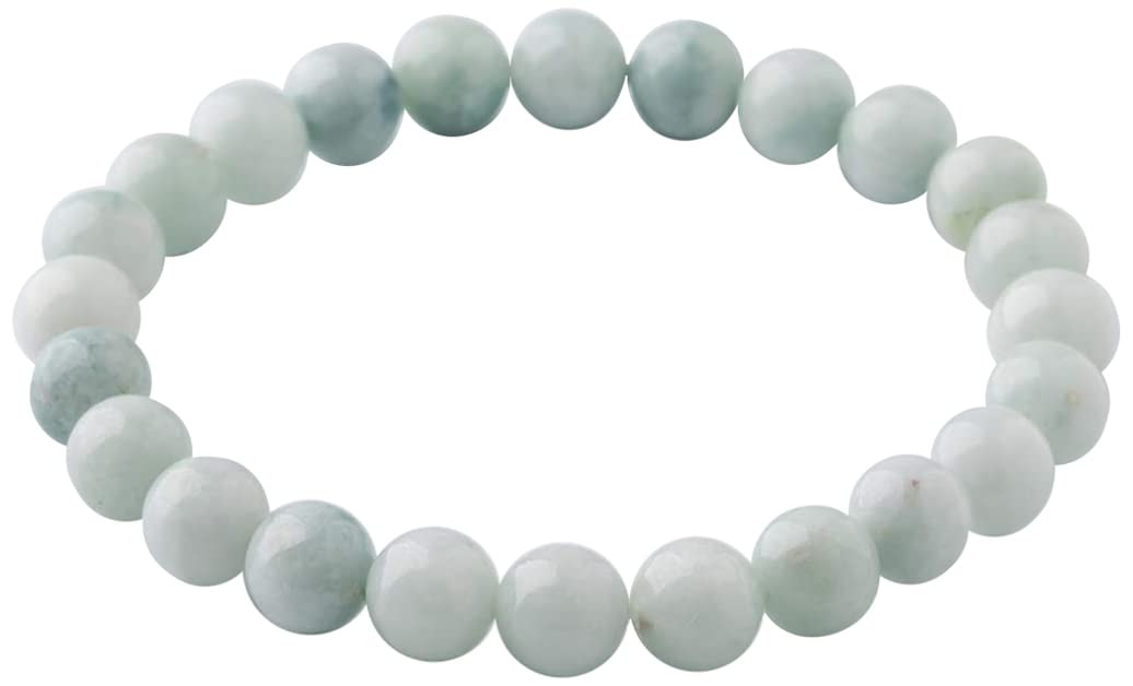 

16cm Itoigawa Natural Jadeite Japanese National Jomon Power Stone Jadeite Workshop Special Paulownia Wood Quality Guarantee BR0246 (8mm beads, size) синій