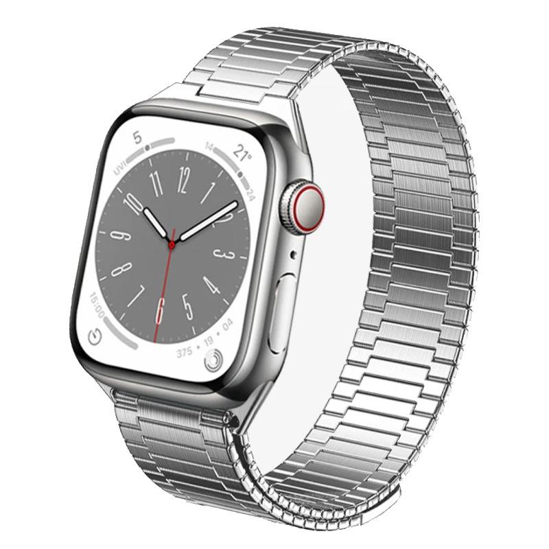 

Apple Watch Ultra Нержавеющая сталь Бамбуковый магнитный ремешок-петля 38/40/41 mm