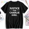 Charlie Kirk Freedom Shirt Human Rights Funny Political Protest Tshirt Classics Shortsleeve Tops Unisex Streetwear Tshirts