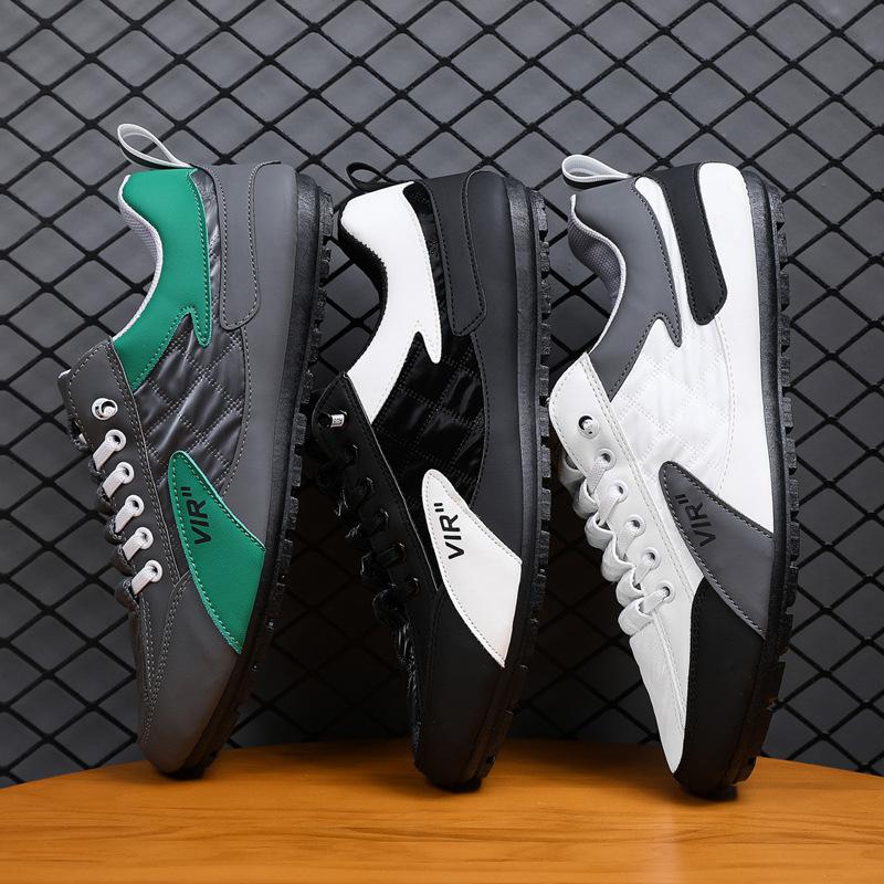 2025 Spring New Men's Shoes Leather Surface Casual Shoes Soft Sole Versatile Doudou Shoes Driving Shoes Running Sports Shoes