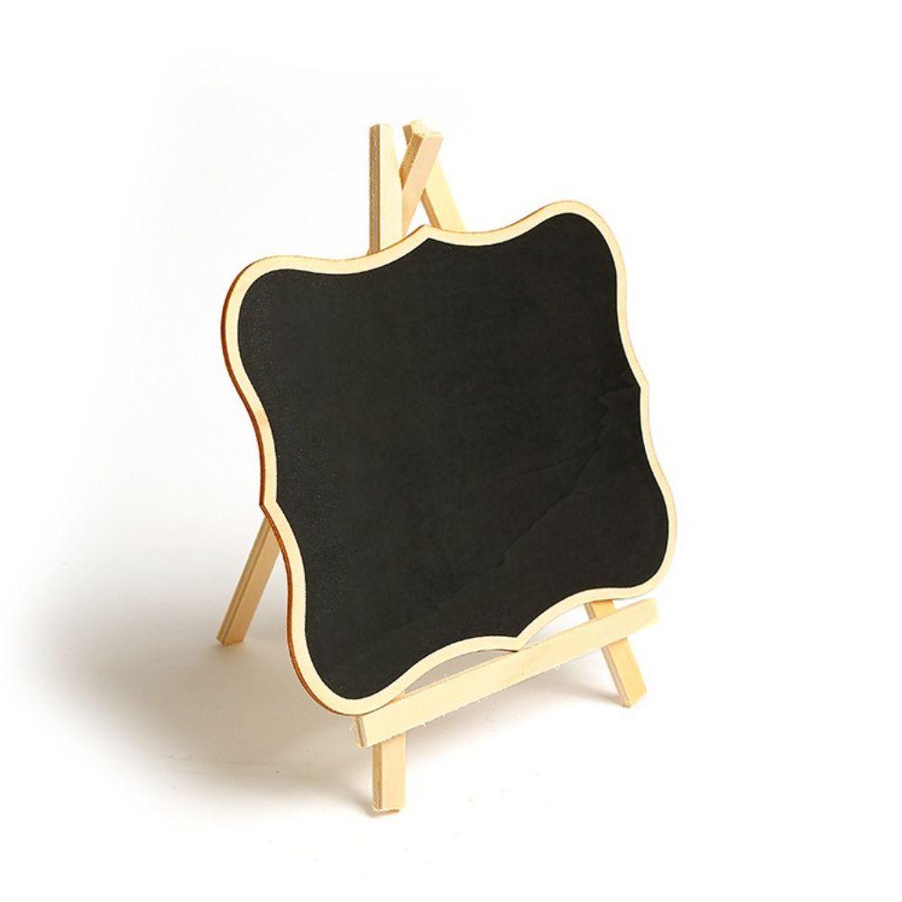 To do List Writting Desk Display Wooden Easel Reminder Board Chalkboard With Stand Mini Blackboard
