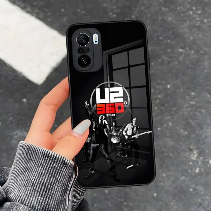 U2 Band Rock Phone Case For Xiaomi 13 12 X Redmi Note 10 11 S Lite T Pro POCO M4 X3 F3 Glass