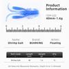 BEARKING 4cm 1.6g 15pcs/bag  Fishing Lures Soft Lure Shrimp Artificial Bait Predator Tackle Jerkbaits For Pike And Bass