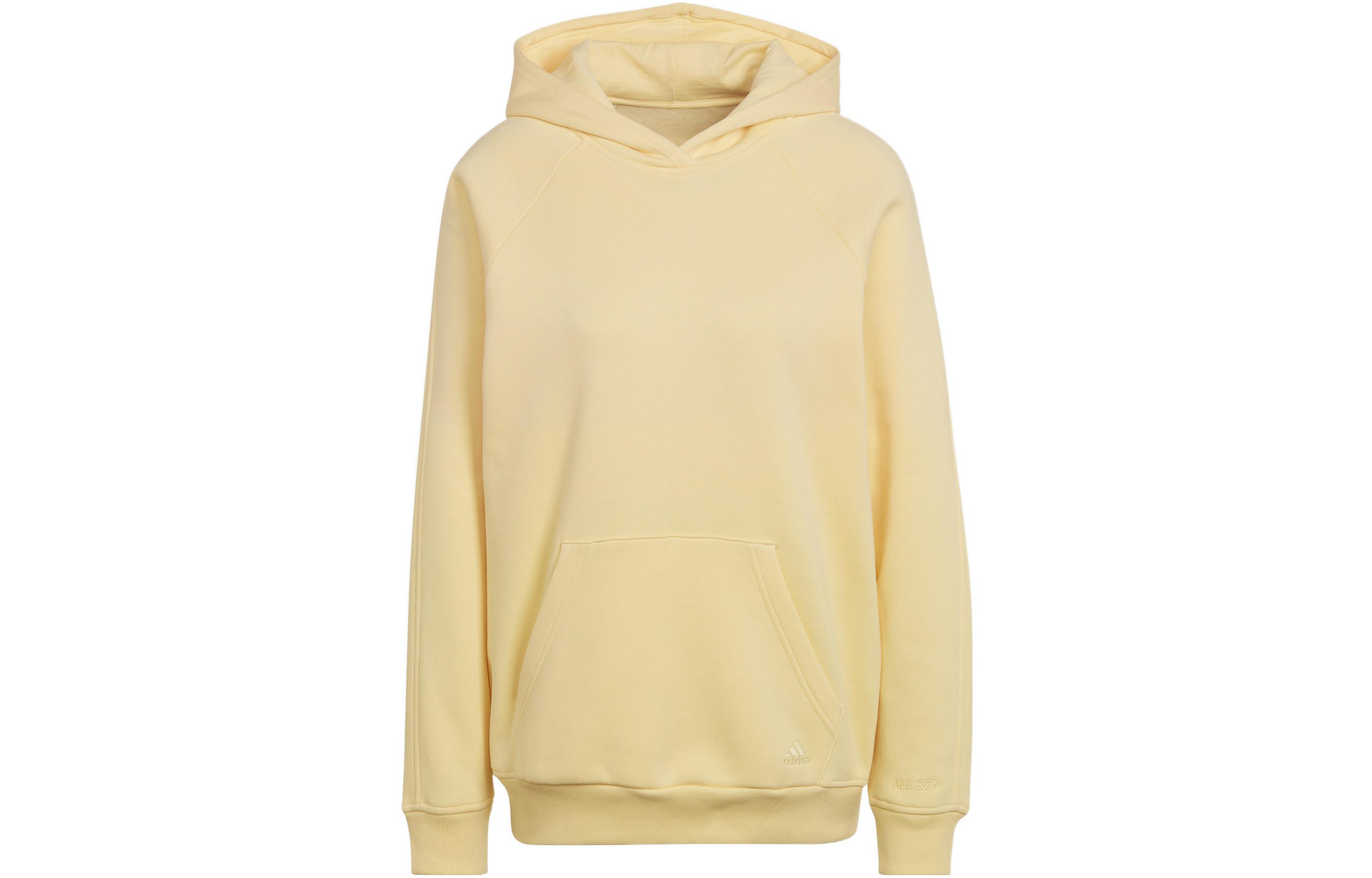 Adidas Sweatshirts Women s Yellow Hooded Moderate Regular HN4210 M