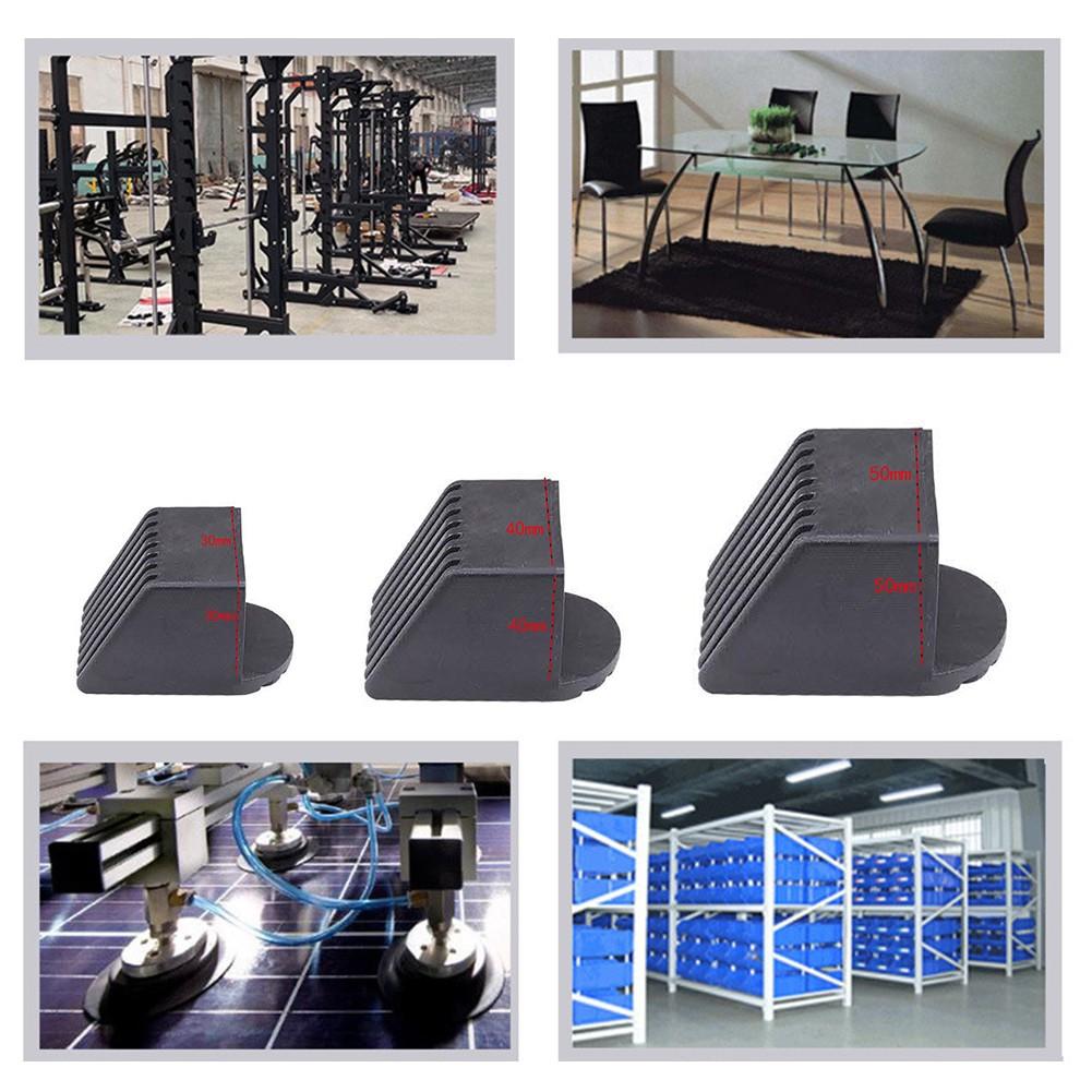 Fitnessstudio Zubehör Quadratische Endkappe Fußabdeckung Schutz Fitnessstudio Zubehör