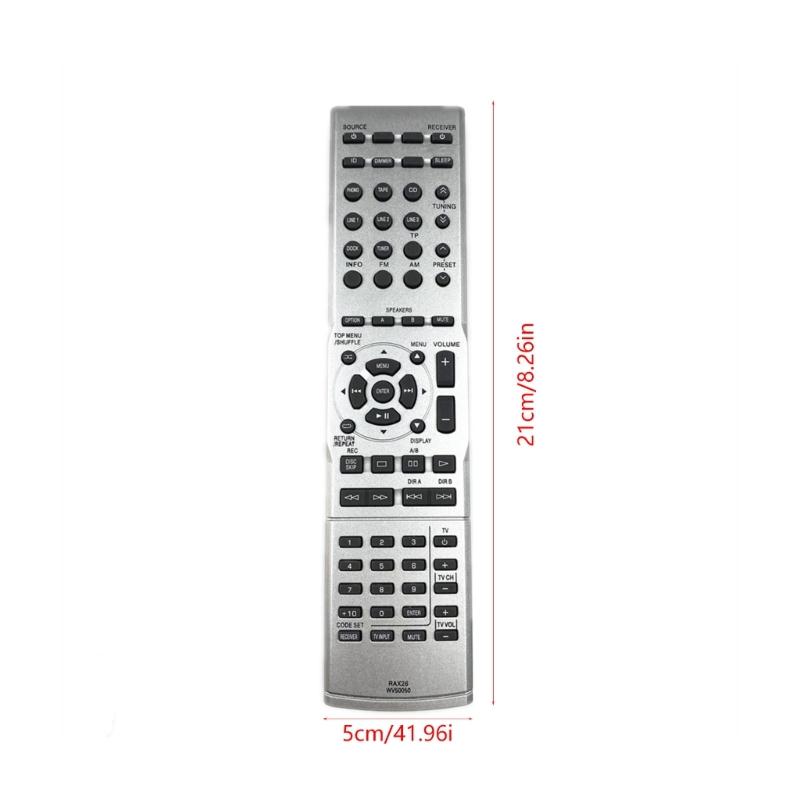 Universelle Ersatzfernbedienung für RAX26 WV50050 Verstärkersysteme Leichtgewichtig Einfache Einrichtung Lange Nutzungsdauer