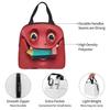 Funny Expression  Insulated Lunch Tote Bag for Women  Resuable Thermal Cooler Bento Box Outdoor Camping Travel