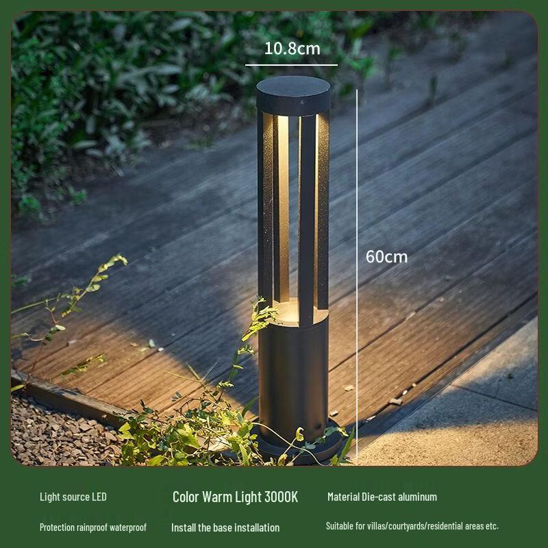 Outdoor Waterproof LED Garden Pillar Light