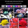 Waterproof Aquarium Light Tube Fish Tank Lighting LED Lamp Full Spectrum Three-Color Brightening Color-Enhancing Diving Light