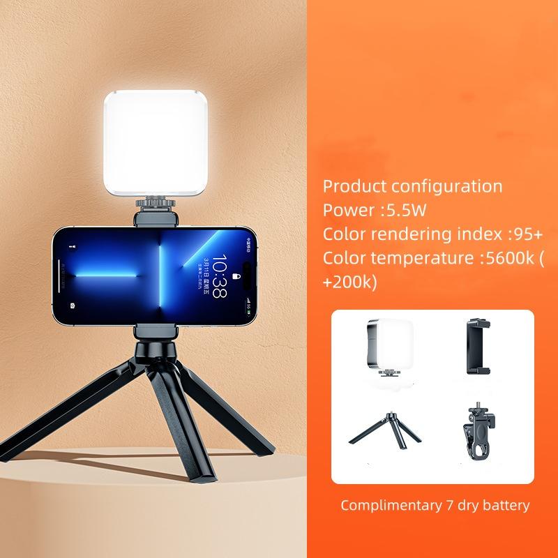 Mini Fill Light Rechargeable Mobile Phone Computer Camera Selfie LightPhotography 180 Degree Rotation Clip-on LED Light