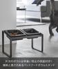 Yamazaki Tower Pet Food Bowl Stand Angled High Prevents Fast Measures 29cm W X D X Model 10242 Set, Type, Black, Eating, 15.5cm 17.6cm H,